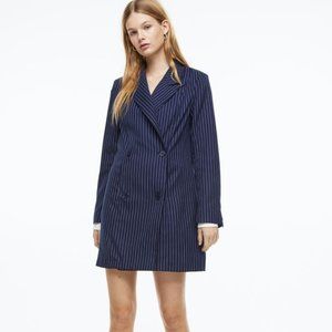 NWT Double-breasted Pinstripe Blazer Jacket Dress.